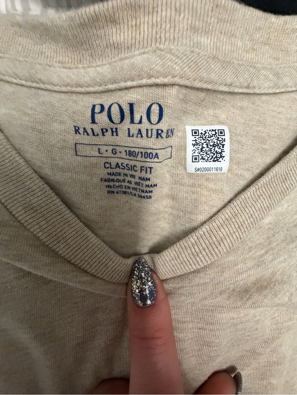 Polo by Ralph Lauren Men's Crewneck Sweater in Beige